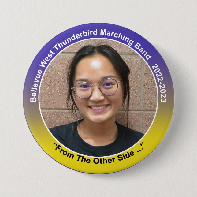 Flute Kaitlyn 12 7.5 Cm Round Badge (Front)