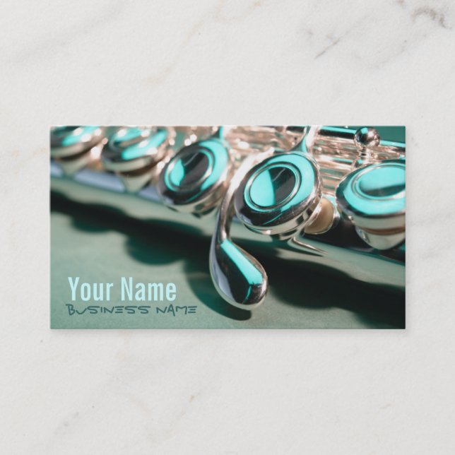 Flute Keys Business Cards (Front)