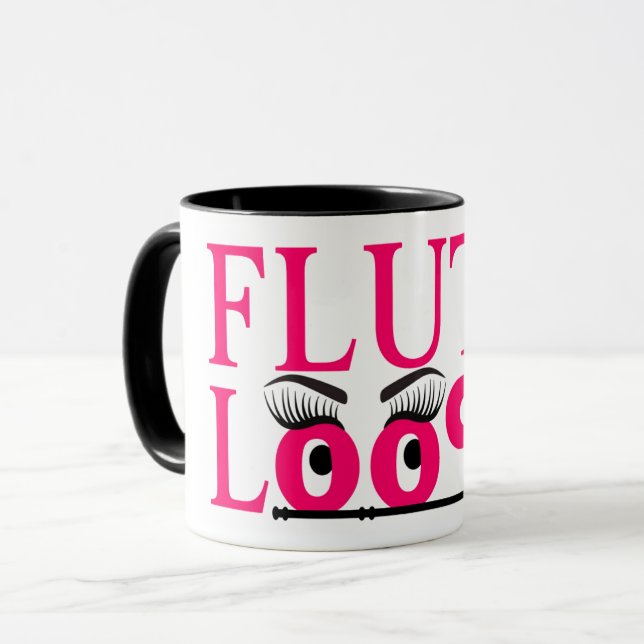 Flute Loops Two-Tone Mug (Front Left)