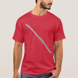 Flute Lovers Flutist Flutist Loves Music & Flutes T-Shirt
