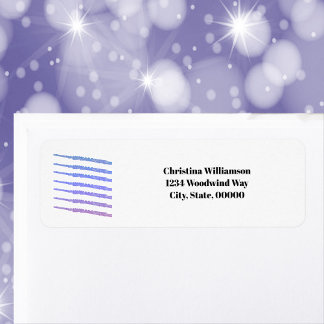Flute Music Colourful Persoanlize Return Address