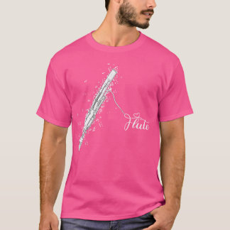 Flute Music Flautist Flute Player Music Instrument T-Shirt