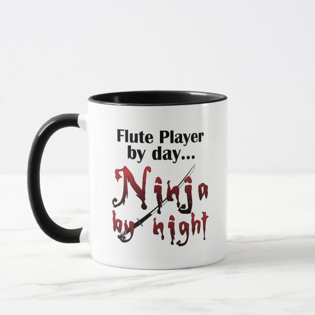 Flute Ninja Mug (Left)