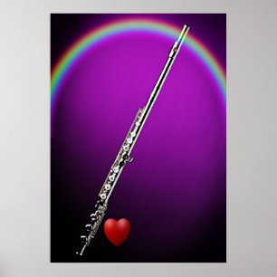 Flute or Flautist Poster