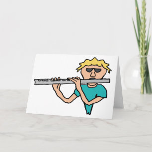 Flute Player Card