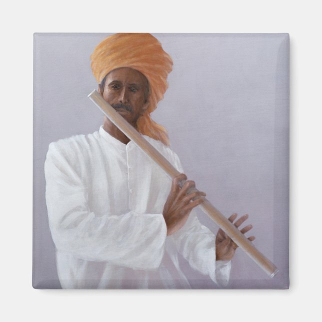 Flute Player Magnet (Front)