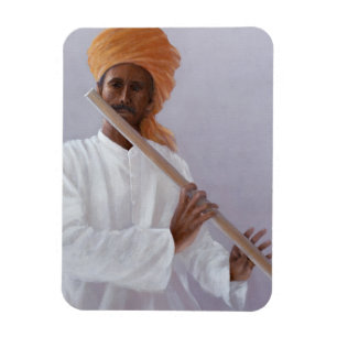 Flute Player Magnet
