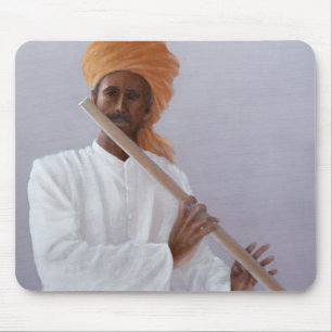 Flute Player Mouse Mat