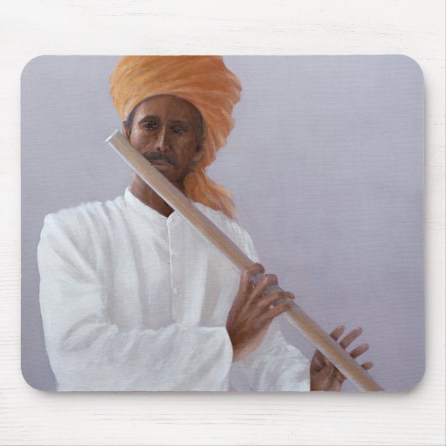 Flute Player Mouse Mat (Front)