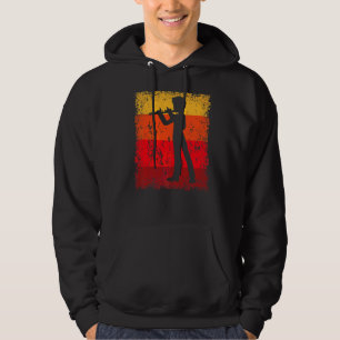 Flute Player Music Flute Playing Flute Vintage Ret Hoodie