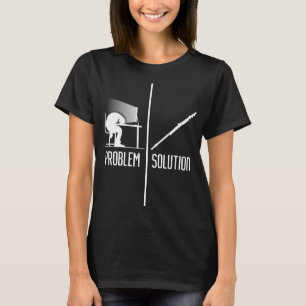 Flute Player Music Marching Band Flute Flutes T-Shirt