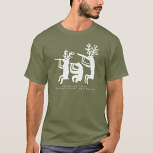 Flute Player Petroglyph T-Shirt