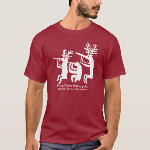 Flute Player Petroglyph T-Shirt