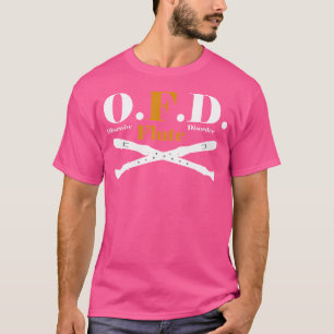 Flute Player Shirt Funny Ofd Flautist Saying Instr