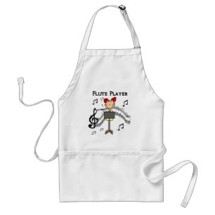 Flute Player T-shirts and Gifts Standard Apron