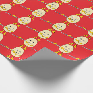 Flute Playing Egghead Wrapping Paper