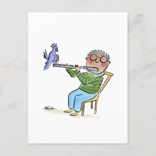 Flute Postcard