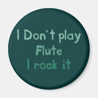 Flute Rock It Magnet