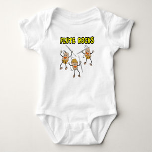 Flute Rocks Baby Bodysuit