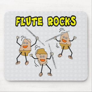 Flute Rocks Mouse Mat