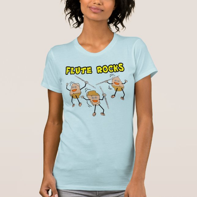 Flute Rocks T-Shirt (Front)