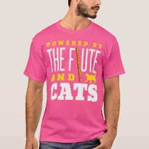 Flute Shirt Funny Cat Lover Instrument Flute Lover