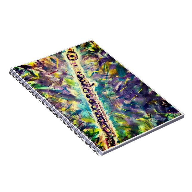 Flute Spiral Notebook (Right Side)