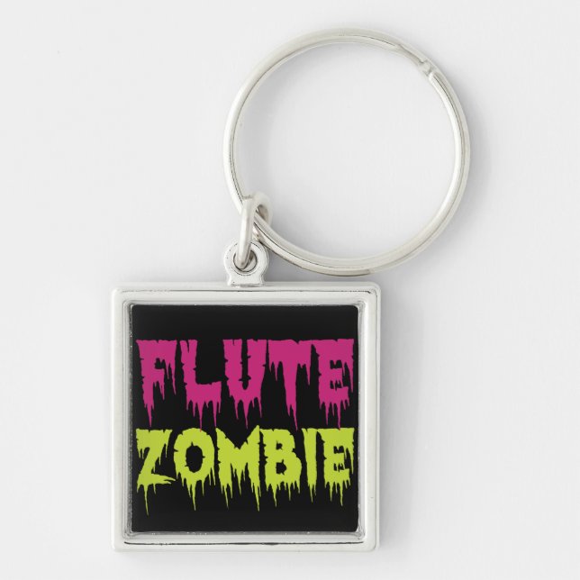 Flute Zombie Key Ring (Front)