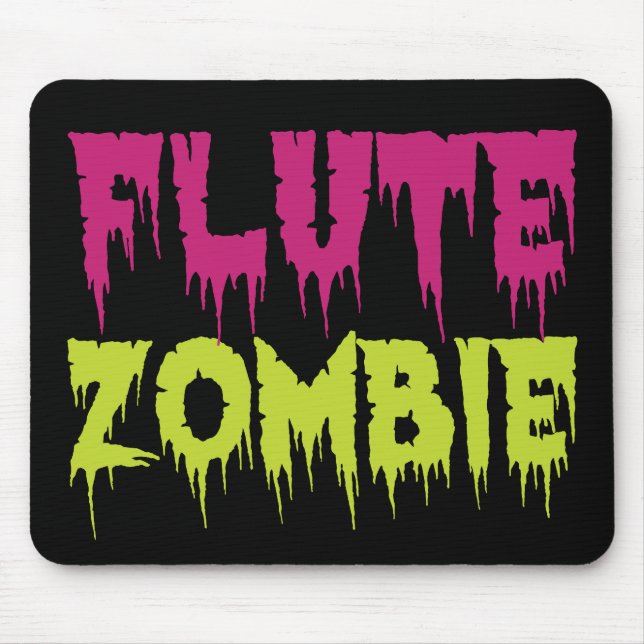 Flute Zombie Mouse Mat (Front)