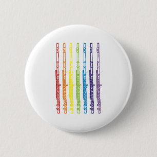Flutes 6 Cm Round Badge