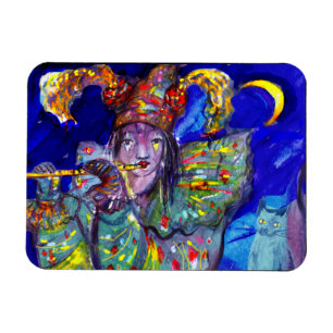 FLUTIST IN BLUE MAGNET