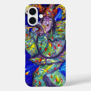 FLUTIST IN BLUE / Venetian Carnival Night iPhone 16 Plus Case