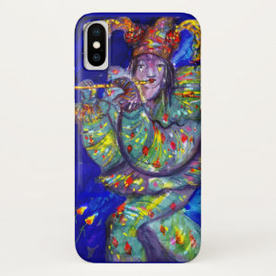 FLUTIST IN BLUE / Venetian Carnival Night iPhone X Case