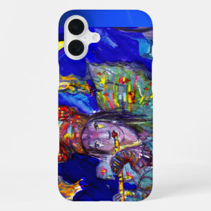 FLUTIST IN BLUE / Venetian Carnival Night iPhone 16 Plus Case