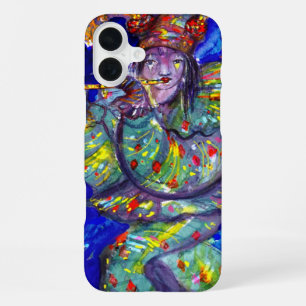 FLUTIST IN BLUE / Venetian Carnival Night iPhone 16 Plus Case