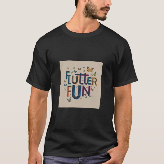 Flutter Fun T-Shirt (Front)