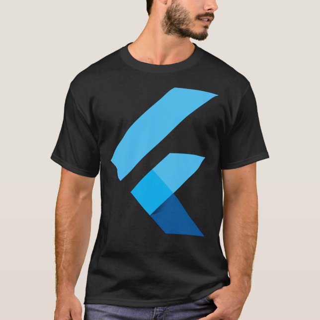 Flutter Icon Classic T-Shirt (Front)