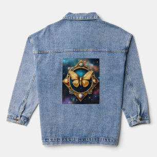 "Flutter in Style" Denim Jacket