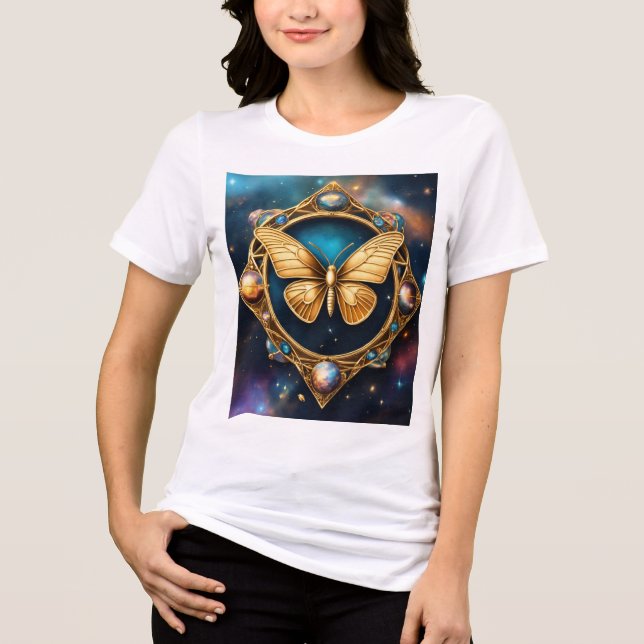 "Flutter in Style" Tri-Blend Shirt (Front)