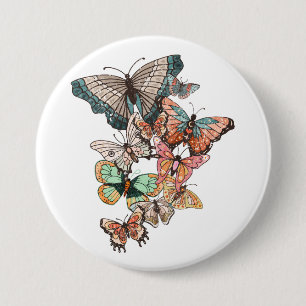 Flutter into Spring 7.5 Cm Round Badge