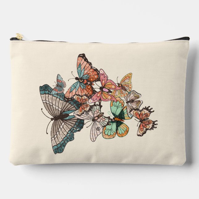 Flutter into Spring  Accessory Pouch (Front)