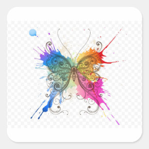 Flutter Palette Square Sticker