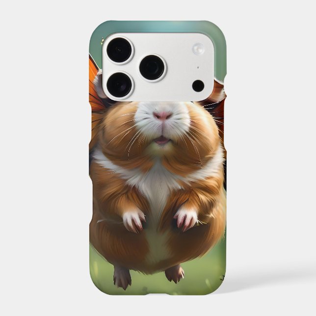 "Flutter Paws: The Guinea Pig Takes Flight" (Back)
