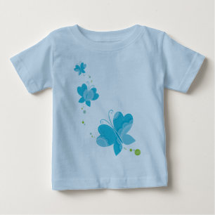 FLUTTERBY BUTTERFLIES :: series of three 2 Baby T-Shirt
