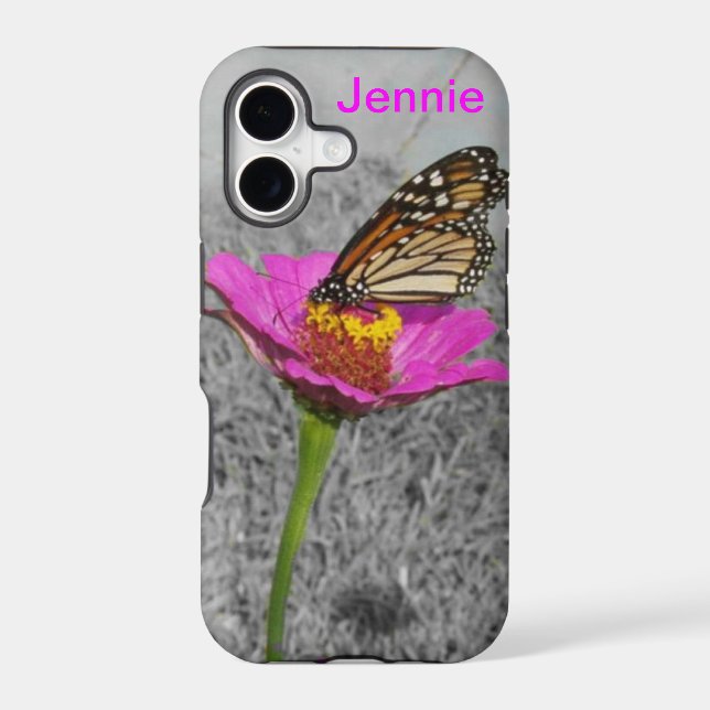 Flutterby Butterfly iPhone 5 case *personalise* (Back)
