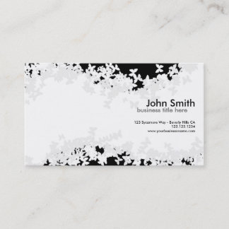Fluttering Butterflies Layout Business Card