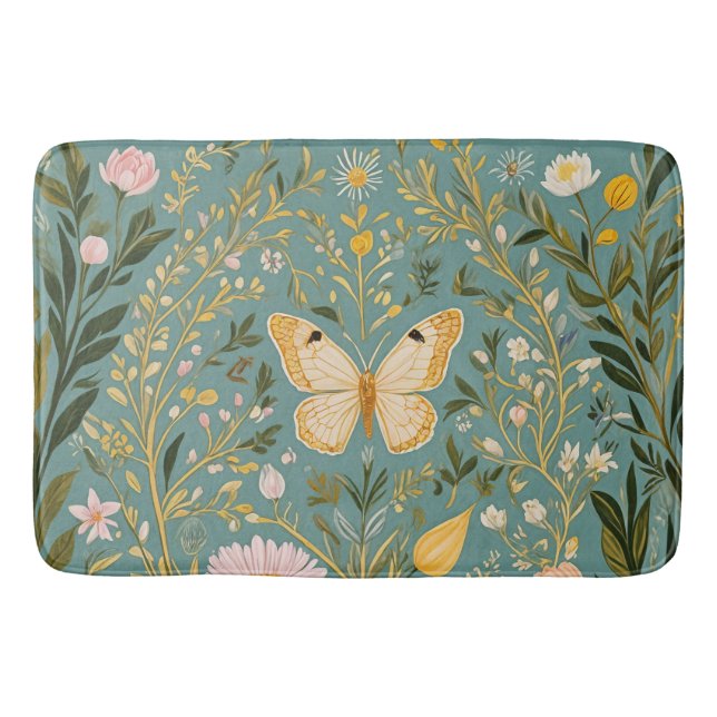 Fluttering Dreamscape Bath Mat (Front)