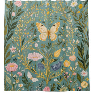 Fluttering Dreamscape Shower Curtain