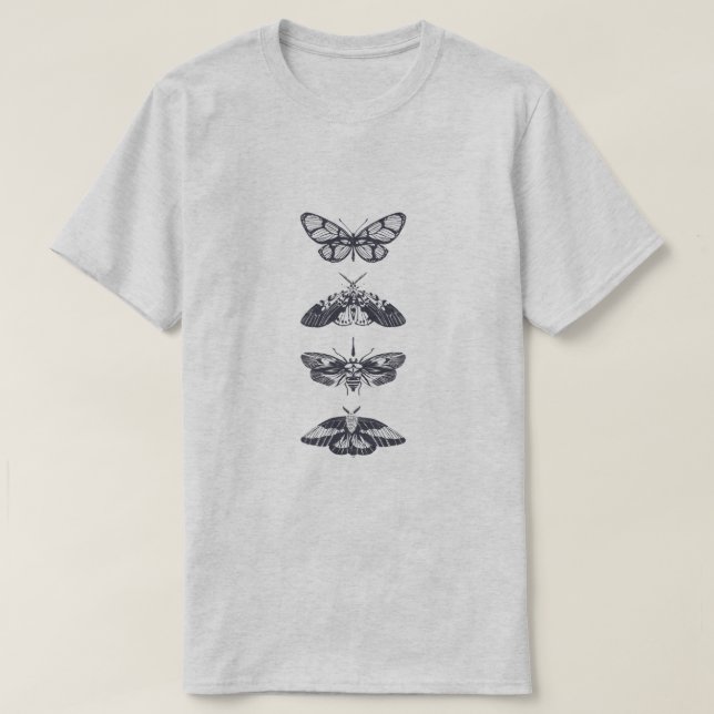 Fluttering Insects T-Shirt (Design Front)