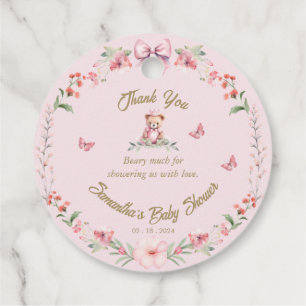 Fluttering Joy: Blooms and Butterflies Favour Tags